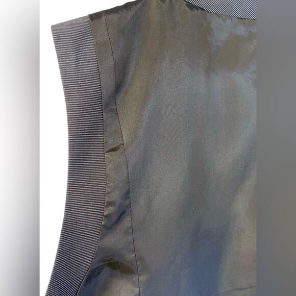 Alfani Slim Fit Men's Black Pin Striped Vest Size XXL - Picture 5 of 11